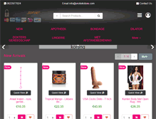 Tablet Screenshot of erotiekstore.com